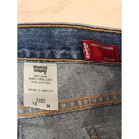 2002 Vintage Levi's Camp Pant 12 Misses Casual Regular Fit Jeans Y2K NOS - Picture 2 of 7